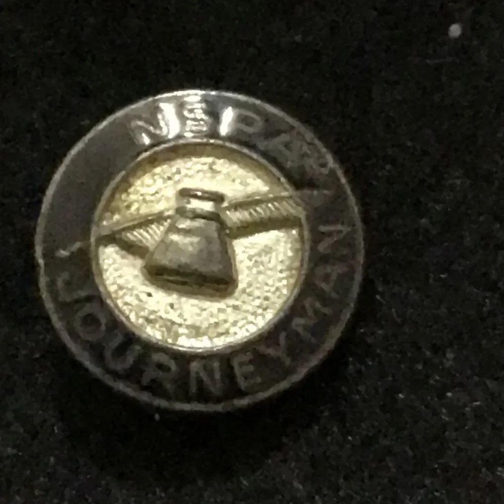 Vintage NSPA Journeyman lapel pin